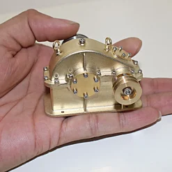 Mini Brass Gear Reducer for Steam Engine Internal Combustion Engine Model