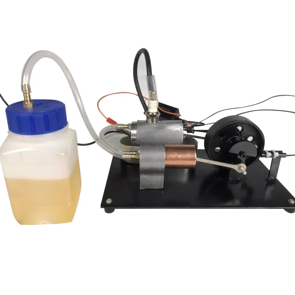 Mini Horizontal Single-cylinder Three-stroke Engine Gasoline/Kerosene/Methanol Internal Combustion Engine Model