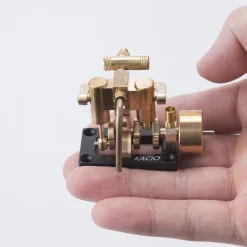 Mini Inline 2 Cylinder Steam Engine Model for 40cm Boat Model Gift Collection - Enginediy