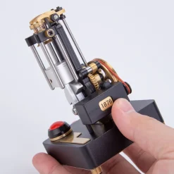 Mini Metal Four-Stroke Internal Combustion Engine Model for Educational Experimental Science Demonstration