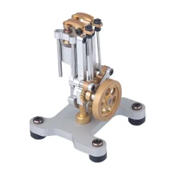 Mini Metal Mechanical 4-stroke Internal Combustion Engine Model Toy for Educational Experimental Science Demonstration