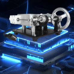 Mini Single Cylinder Horizontal Steam Engine Generator Model DIY Kit Set
