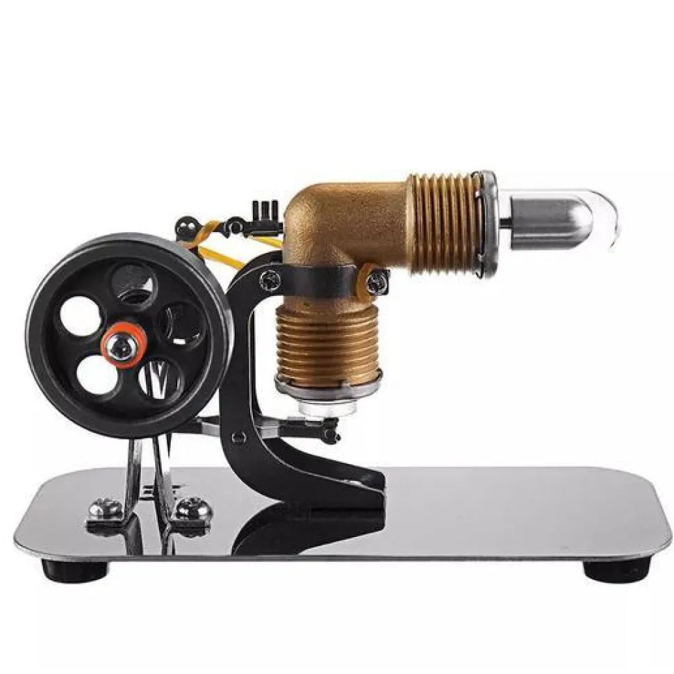 Mini Stirling Engine Motor Model - High Performance Pocket-Sized Engine - Enginediy
