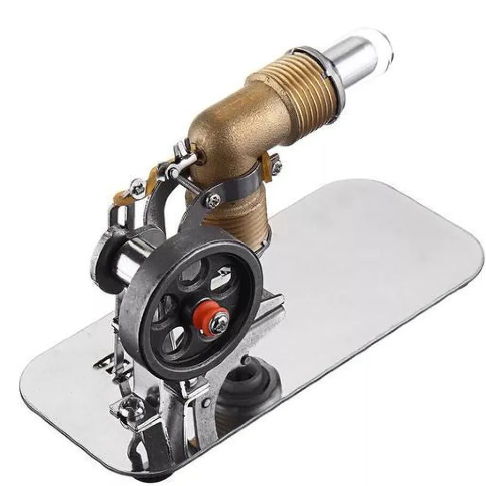 Mini Stirling Engine Motor Model - High Performance Pocket-Sized Engine - Enginediy