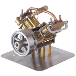 Mini V4 Steam Engine Miniature Steam Engine Model without Boiler