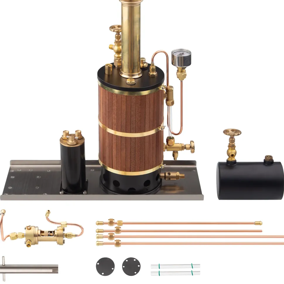 230ML Vertical Boiler Steam Boiler Model for Ship Steam Engine Model