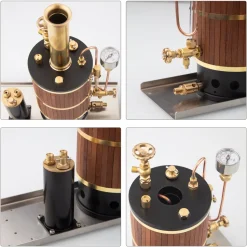 230ML Vertical Boiler Steam Boiler Model for Ship Steam Engine Model