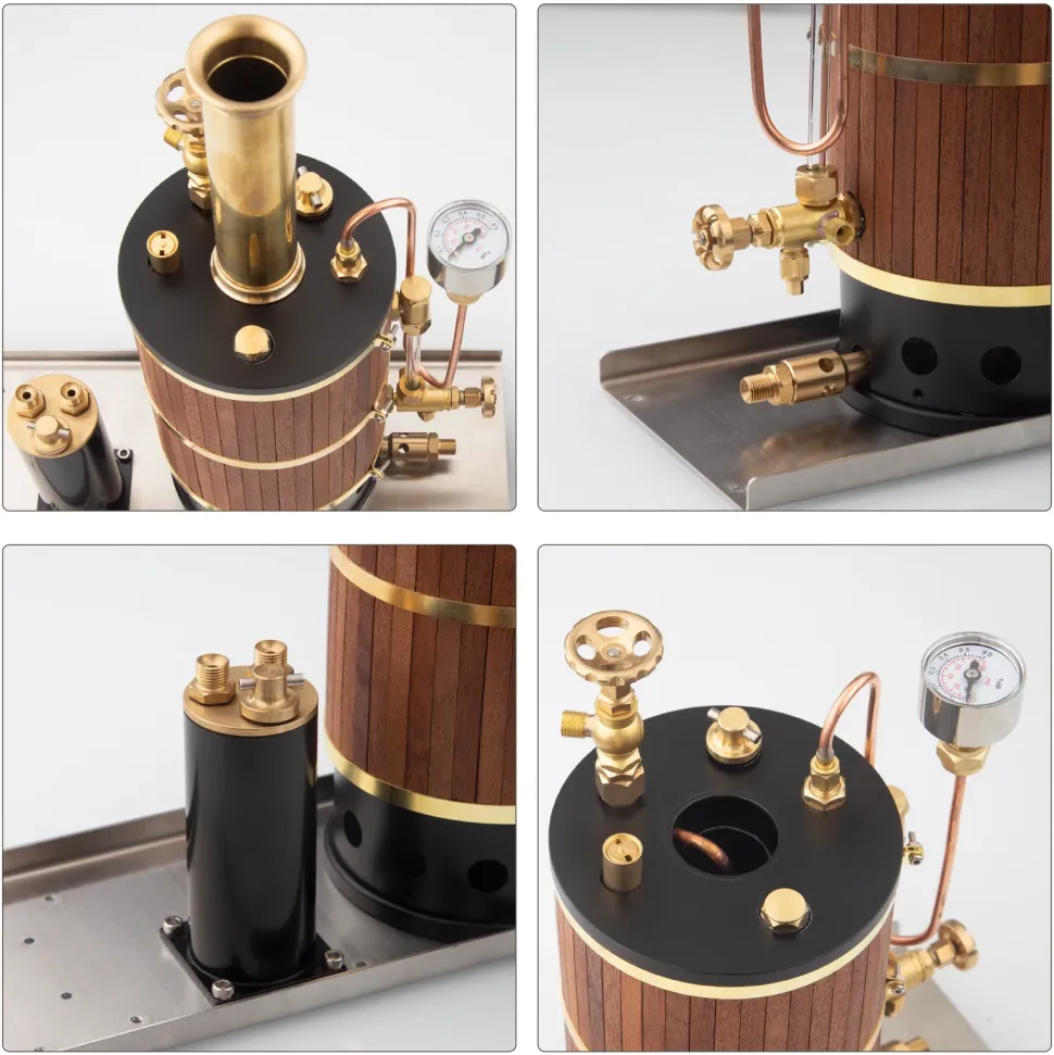 230ML Vertical Boiler Steam Boiler Model for Ship Steam Engine Model