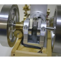 M92 Metal Horizontal Hit and Miss Water-cooled Gasoline Engine Internal Combustion Engine Model with Flywheel Speed Limiter