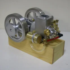 M92 Metal Horizontal Hit and Miss Water-cooled Gasoline Engine Internal Combustion Engine Model with Flywheel Speed Limiter