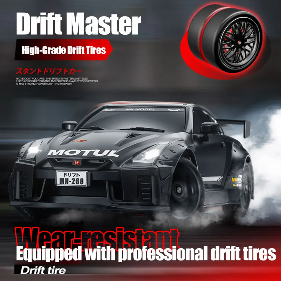 MN-268 1/16 Scale 2.4G Full-Proportional Steering RC Drift Car Model