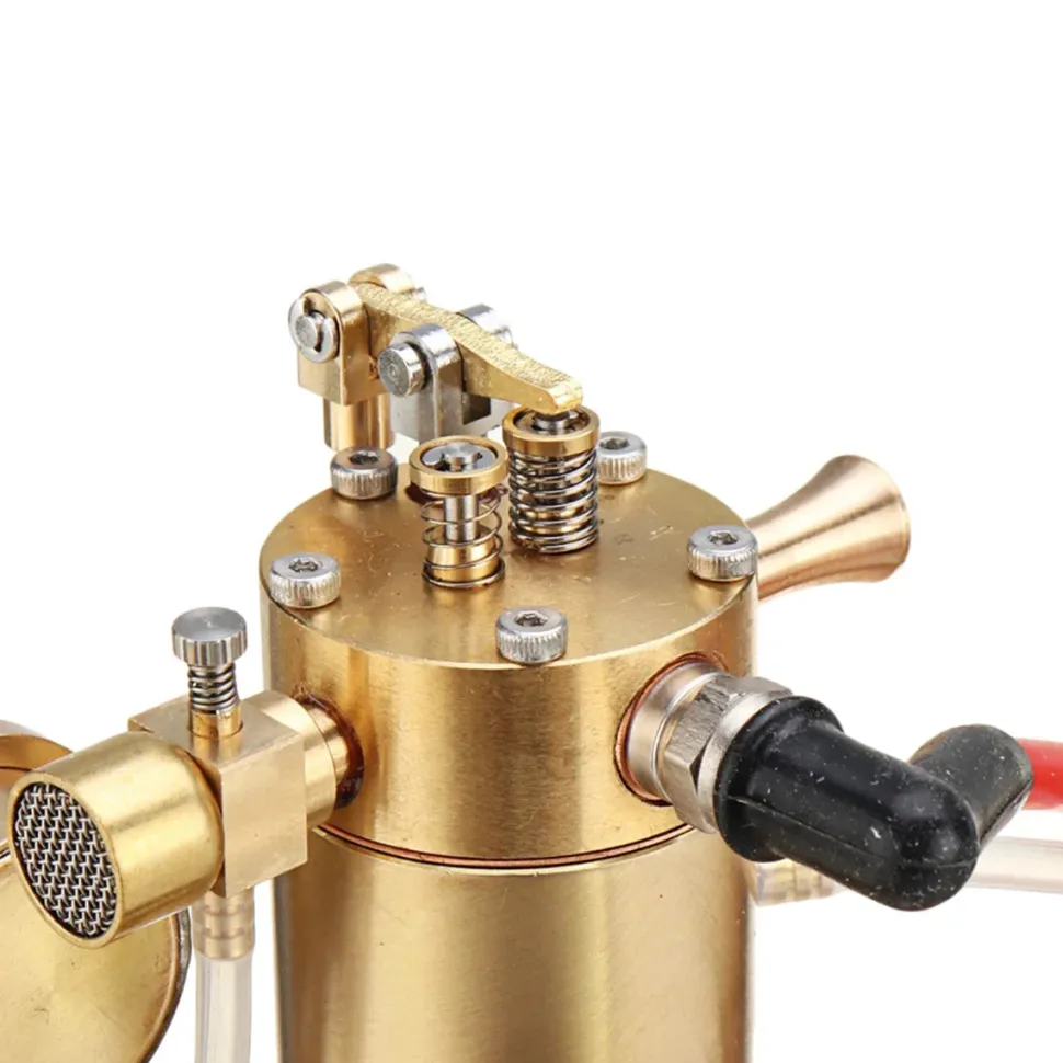 M18 Premium Stirling Engine Model – Water-Cooled Miniature Gasoline Motor with Gear Pump & Water Tank