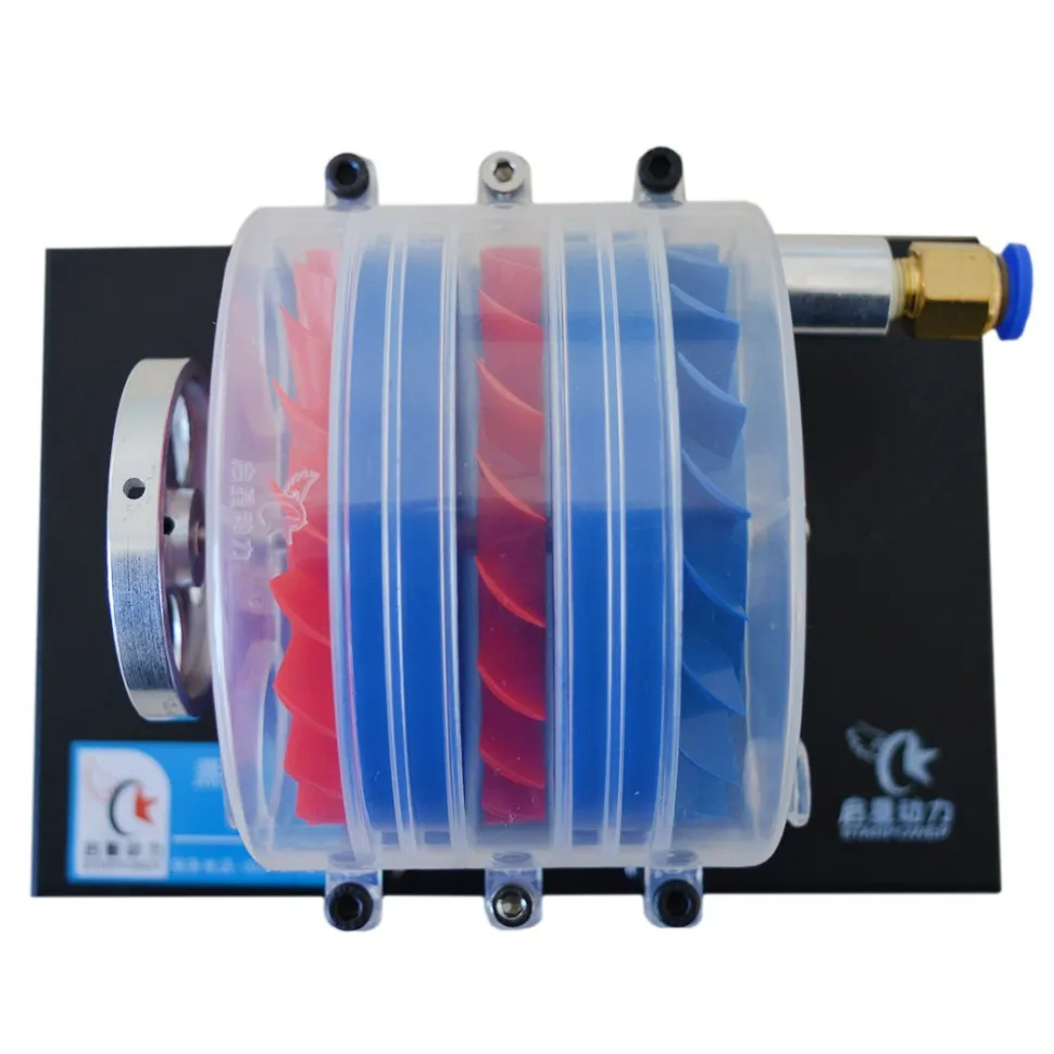 Multi Stage Steam Turbine Physics Equipment Demonstration Educational Toy Enginediy