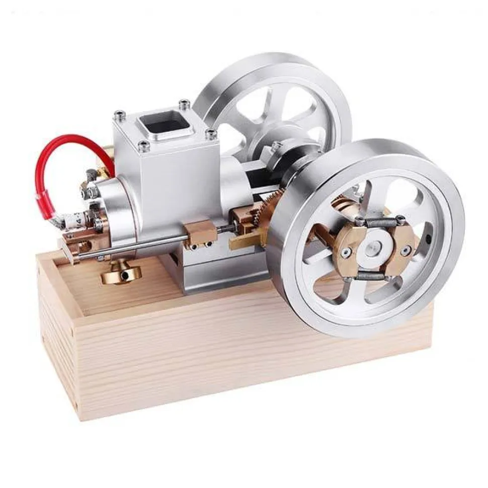 M90 Upgrade Hit & Miss Gas Engine Full Metal IC Engine With Base Collection Gift