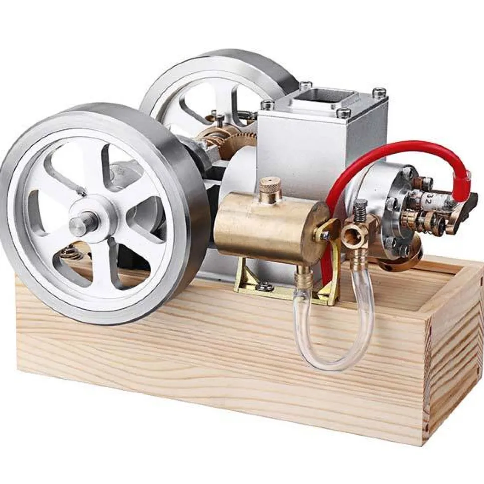 M90 Upgrade Hit & Miss Gas Engine Full Metal IC Engine With Base Collection Gift