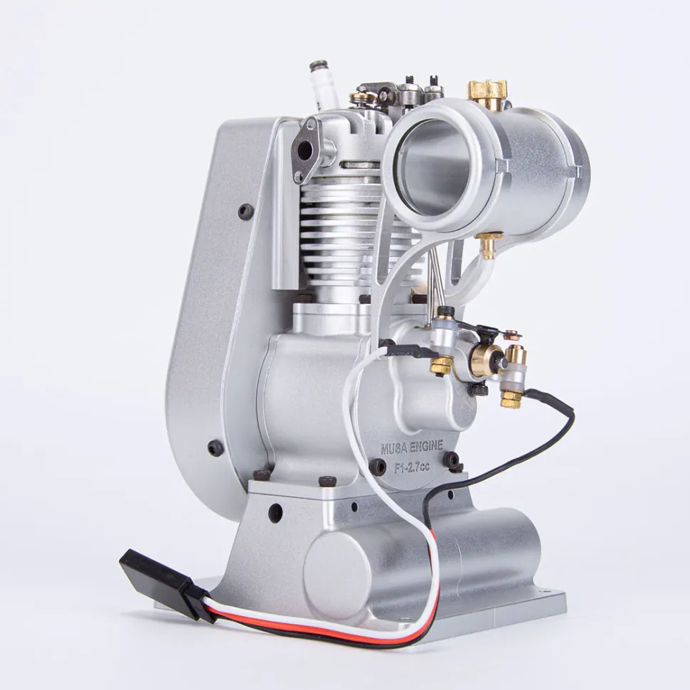 MUSA F1-2.7cc Mini OHV Vertical Single-Cylinder Four-Stroke Air Cooled Gasoline Engine Internal Combustion Engine Model Crafts