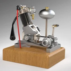 MUSA Hoglet V1 Single-Cylinder 4-Stroke Gasoline Realistic Motorcycle Internal Combustion Engine with Kick Start