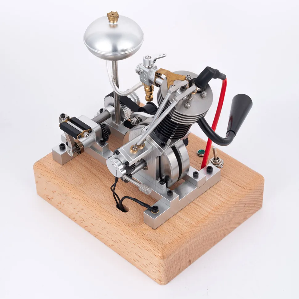 MUSA Hoglet V1 Single-Cylinder 4-Stroke Gasoline Realistic Motorcycle Internal Combustion Engine with Kick Start