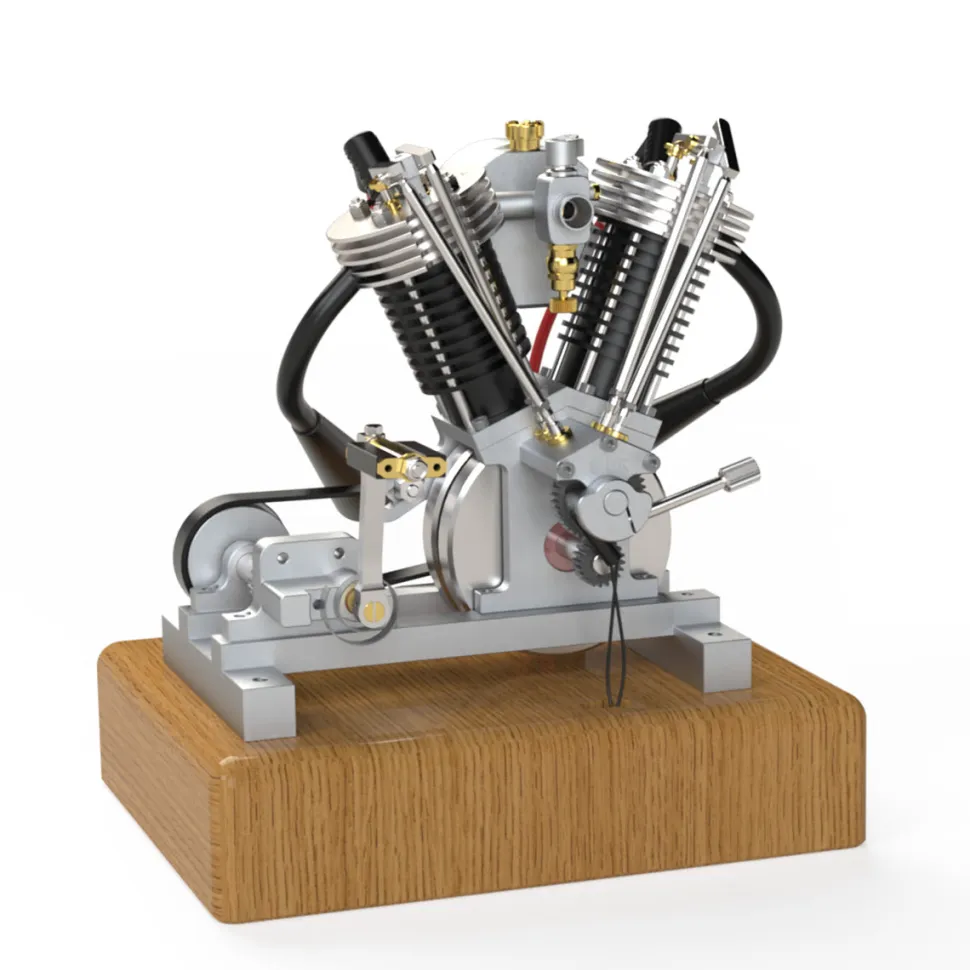 MUSA Hoglet V-Twin 4-Stroke Kick-Start Gasoline Motorcycle Engine Model