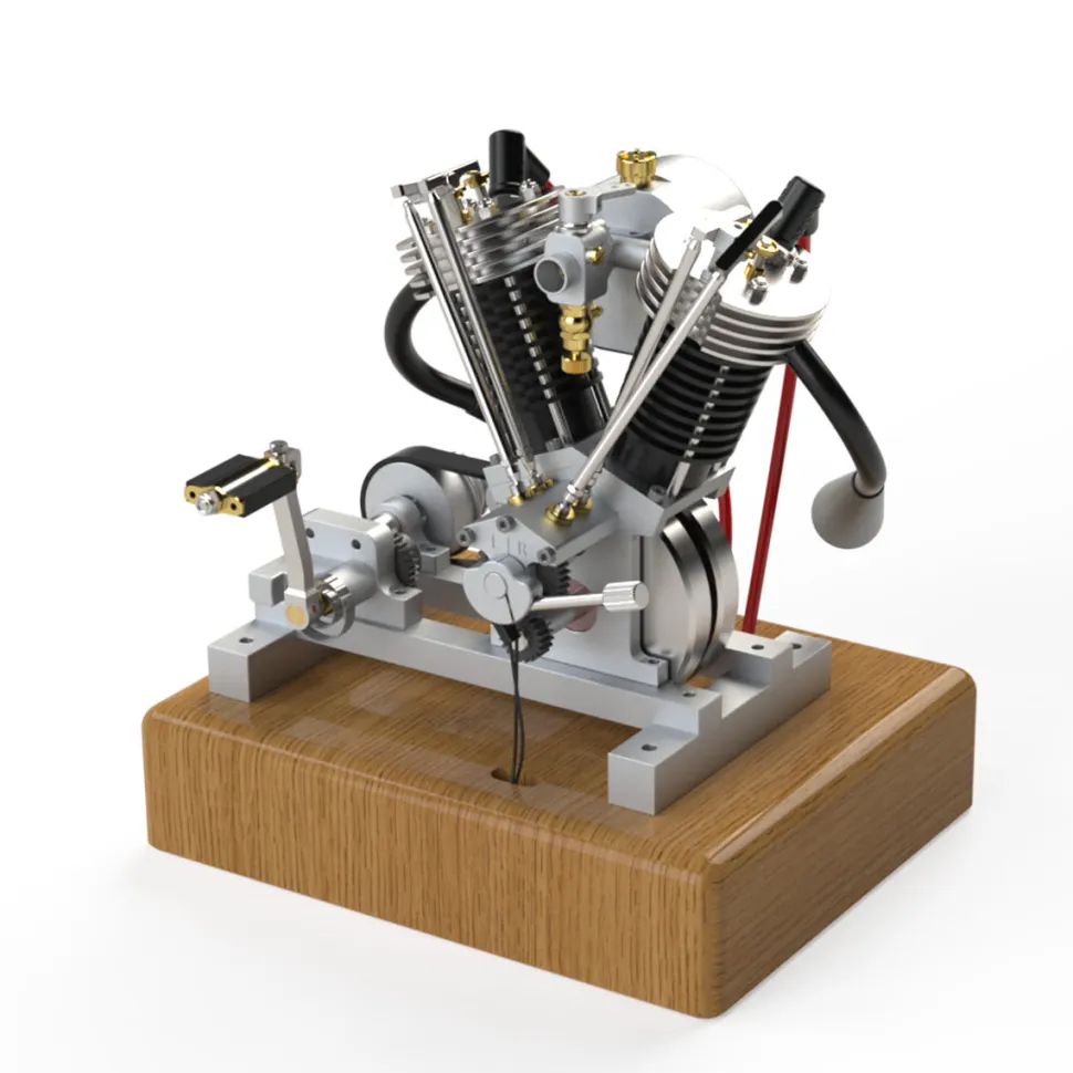 MUSA Hoglet V-Twin 4-Stroke Kick-Start Gasoline Motorcycle Engine Model