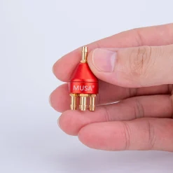 MUSA Metal One and Four Oil Passer Oil Diverter Connector with Strainer
