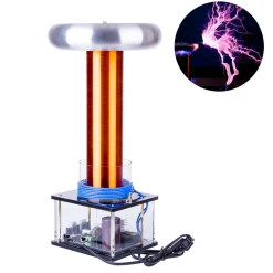 Musical Tesla Coil Singing Plasma Arc Speaker Thoramin Wireless Transmission Experiment Desktop Toy Model