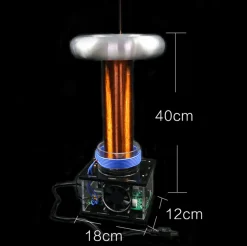 Musical Tesla Coil Singing Plasma Arc Speaker Thoramin Wireless Transmission Experiment Desktop Toy Model