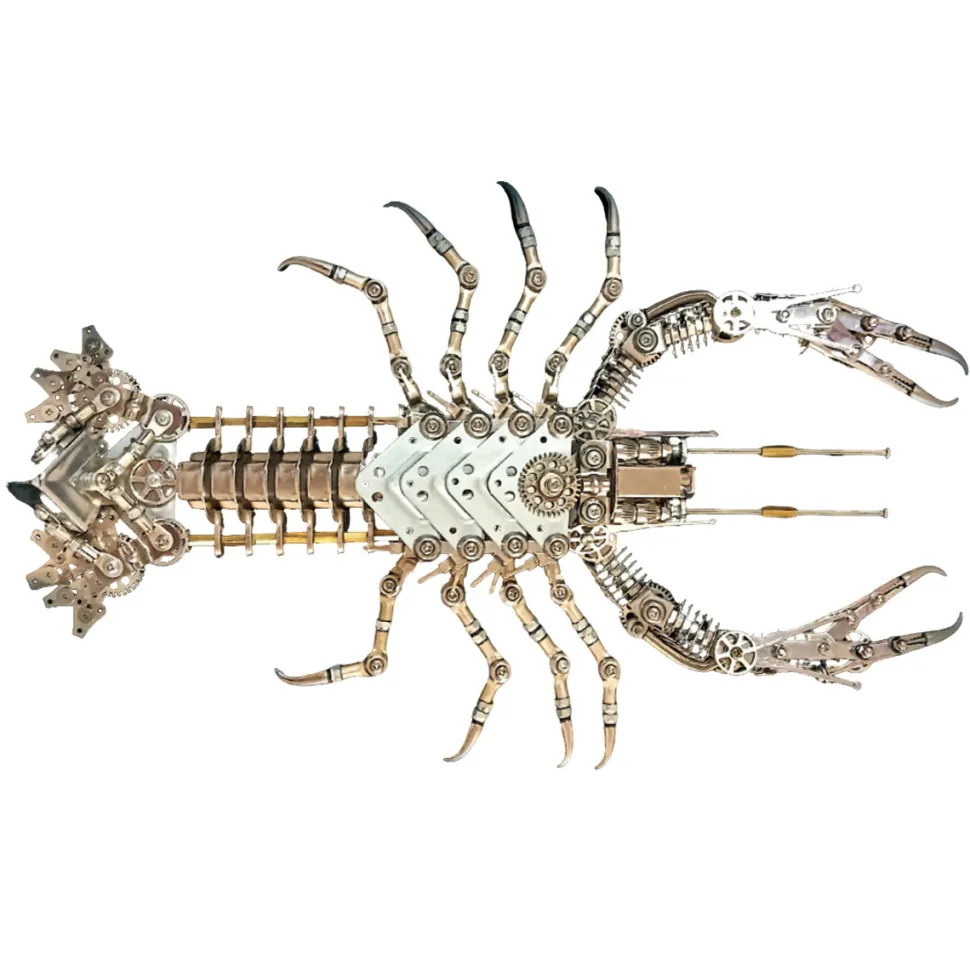 Needle Nose Plier 3D Metal Mechanical Lobster Model Kit