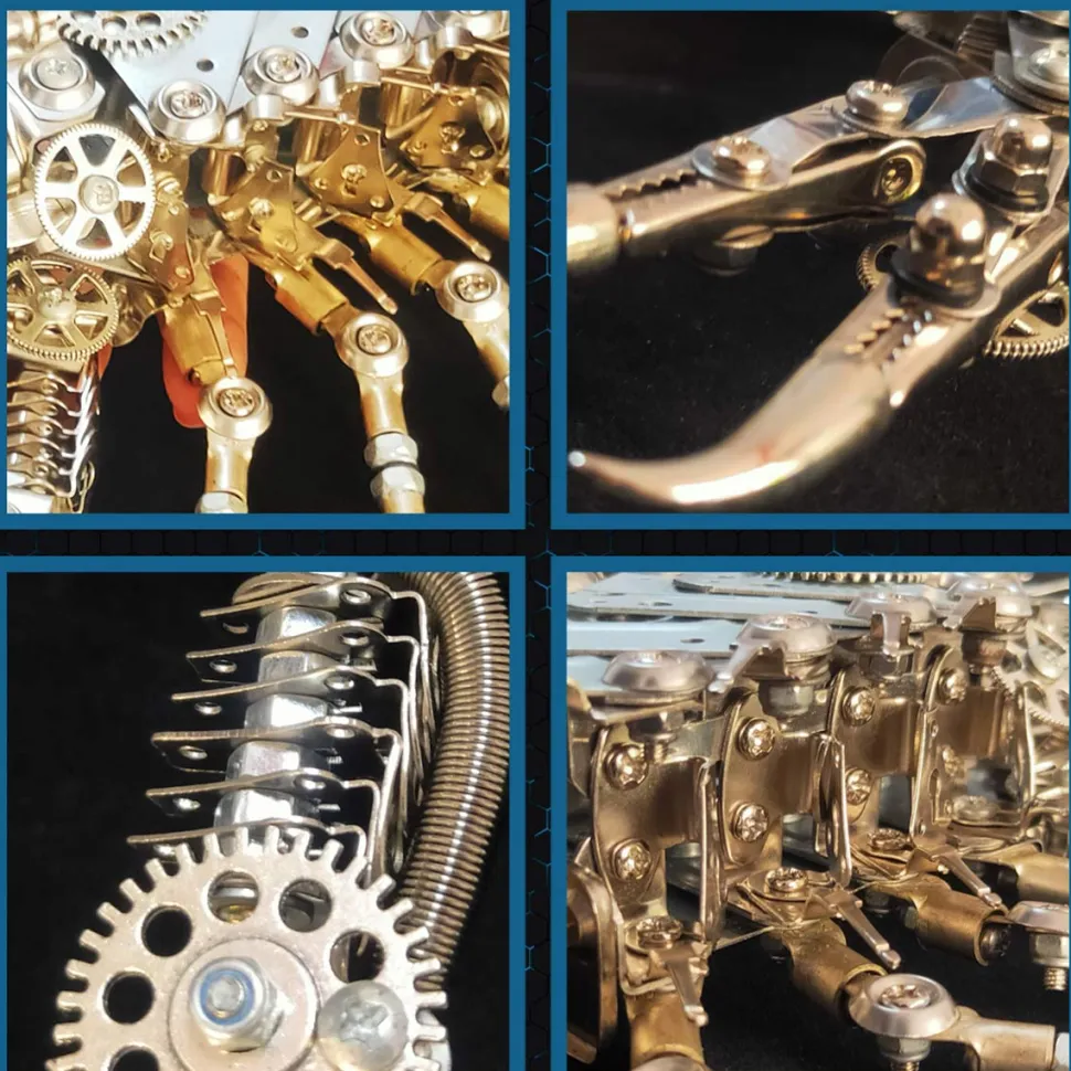 Needle Nose Plier 3D Metal Mechanical Lobster Model Kit