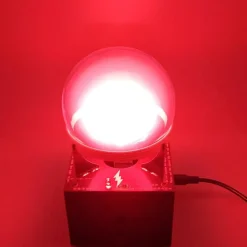 Neon Gas Glow Ring Reactor Plasma Sphere – Interactive Science Desk Toy