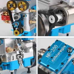 NR200 8.6cc Inline 2 Cylinder 4 Stroke Water-cooled Engine with Original Starter Kit