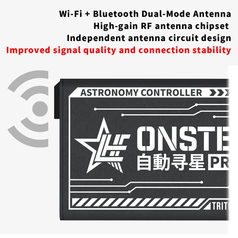 ONSTEP Auto GOTO Upgrade Kit PRO+, 12V DC 5.5×2.1 Input, Comaptible with EO3D/EXOS2 Equitorial Mount