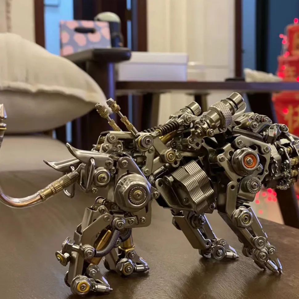 700PCS+ 3D Metal Bengal Tiger Kit Assembly DIY Toy