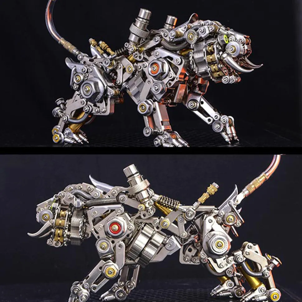 700PCS+ 3D Metal Bengal Tiger Kit Assembly DIY Toy