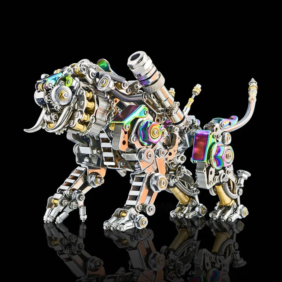 700PCS+ 3D Metal Bengal Tiger Kit Assembly DIY Toy
