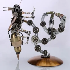627PCS Metal Steampunk Kit Toy Mechanical Wasp