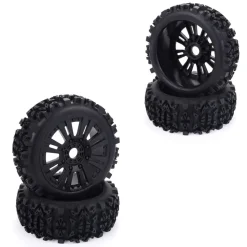 4Pcs 1/8 Off-road Vehicle Deep Gear Tire Car Tire for HSP Redcat Losi VRX HPI Kyosho Carson Hobao