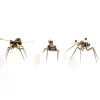 270Pcs Steampunk Insect Metal Model Kits Mechanical Crafts for Home Decor - Mosquito + Deck Insect + Bee Trinity