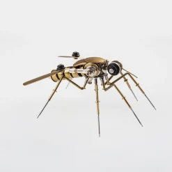 90Pcs Steampunk Insect Metal Model Kits Mechanical Crafts for Home Decor - Mosquito