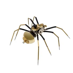 80Pcs Steampunk Insect Metal Model Kits Mechanical Crafts for Home Decor - Spider