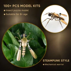 500+Pcs Steampunk Insect MINI Metal Creative Crafts