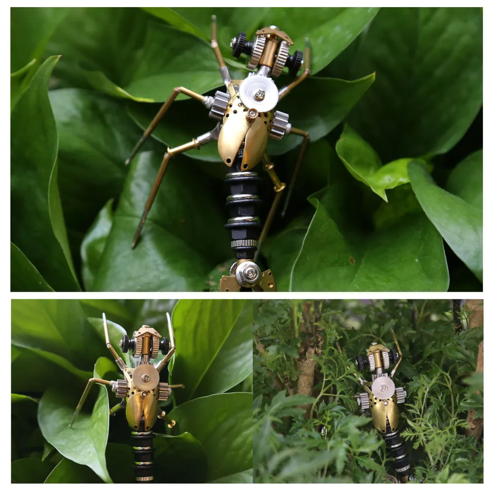 500+Pcs Steampunk Insect MINI Metal Creative Crafts