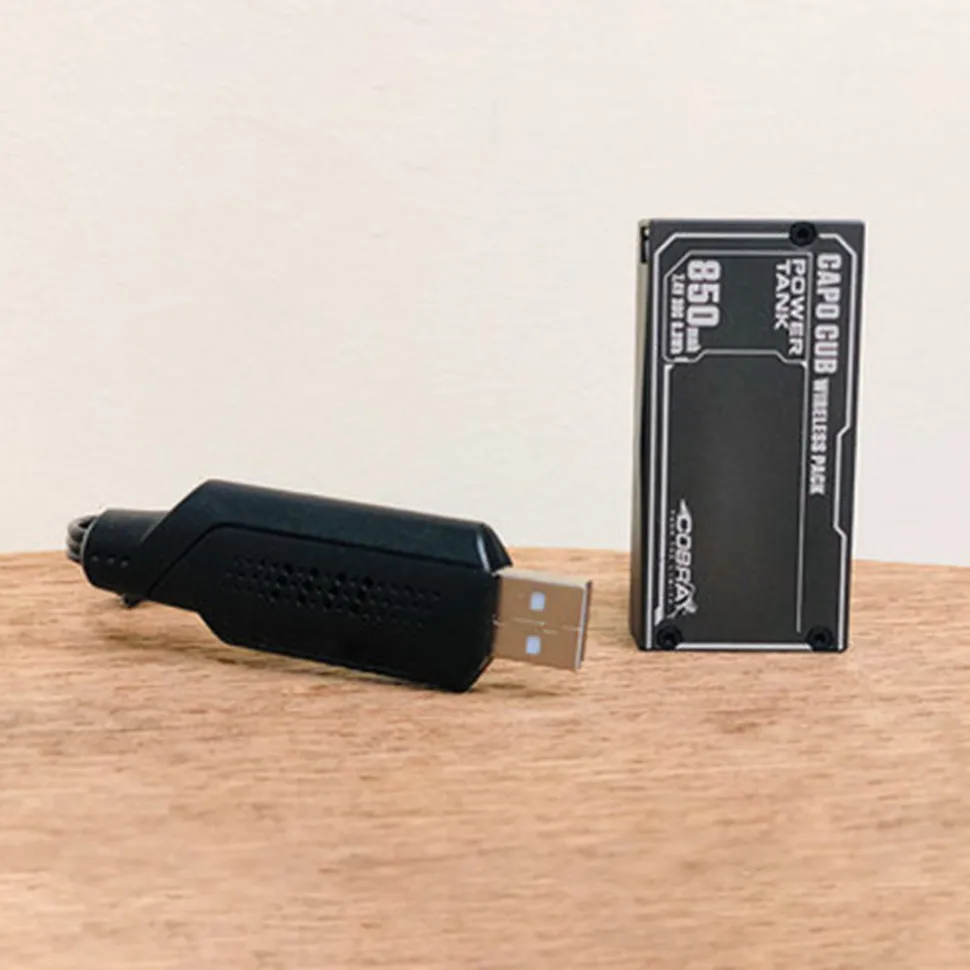 POWER TANK CAPOCUB 850mah Lithium Battery with USB Cable for CAPO CUB1 1:18 RC Car