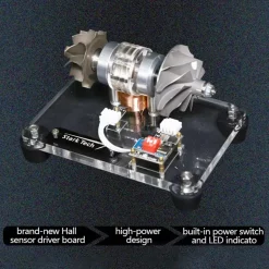Premium Turbocharged Brushless Metal Motor - High-Speed Aerospace Engine Model