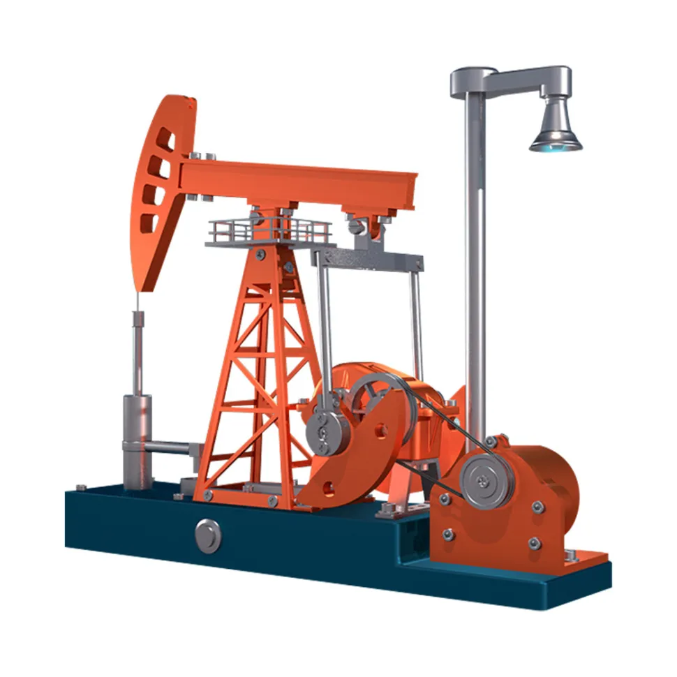 Pumping Unit that Works - Pumping Unit Model Kit - TECHING Pumping Unit DIY Assembly 3D Metal Mechanical Puzzle Educational Toys Collection 219Pcs
