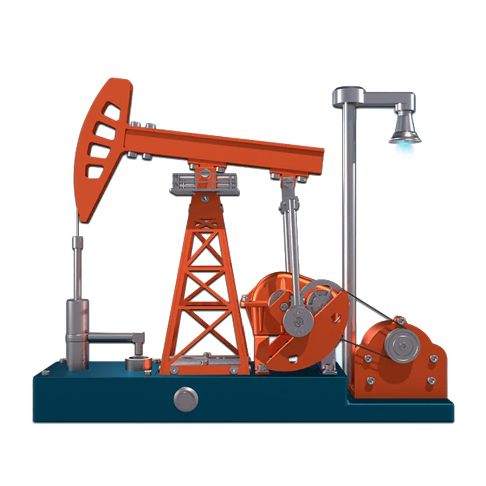 Pumping Unit that Works - Pumping Unit Model Kit - TECHING Pumping Unit DIY Assembly 3D Metal Mechanical Puzzle Educational Toys Collection 219Pcs