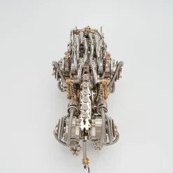 Raging Tusk 3D Metal Mechanical Boar Model Kit–DIY Steampunk Animal Assembly for Desktop Display