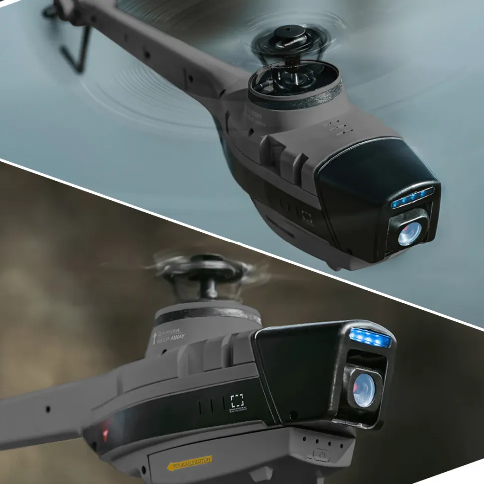 RC Aircraft 2.4G 4CH Black Hornet Aerial Vehicle Reconnaissance Military Aircraft Helicopter Model (RTF)