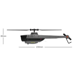 RC Aircraft 2.4G 4CH Black Hornet Aerial Vehicle Reconnaissance Military Aircraft Helicopter Model (RTF)