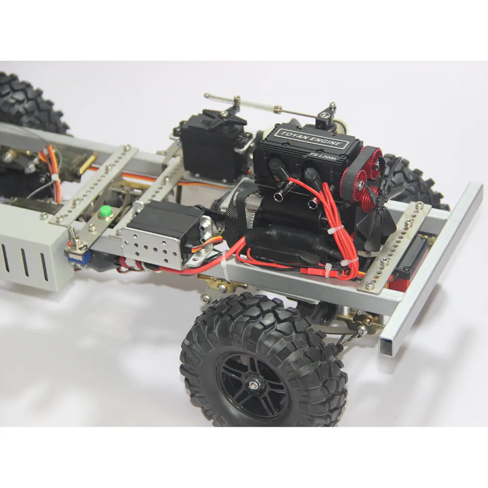 1/10 RC Car 2.4G 4WD Off-road Vehicle with TOYAN Double-cylinder Engine - RTR Version